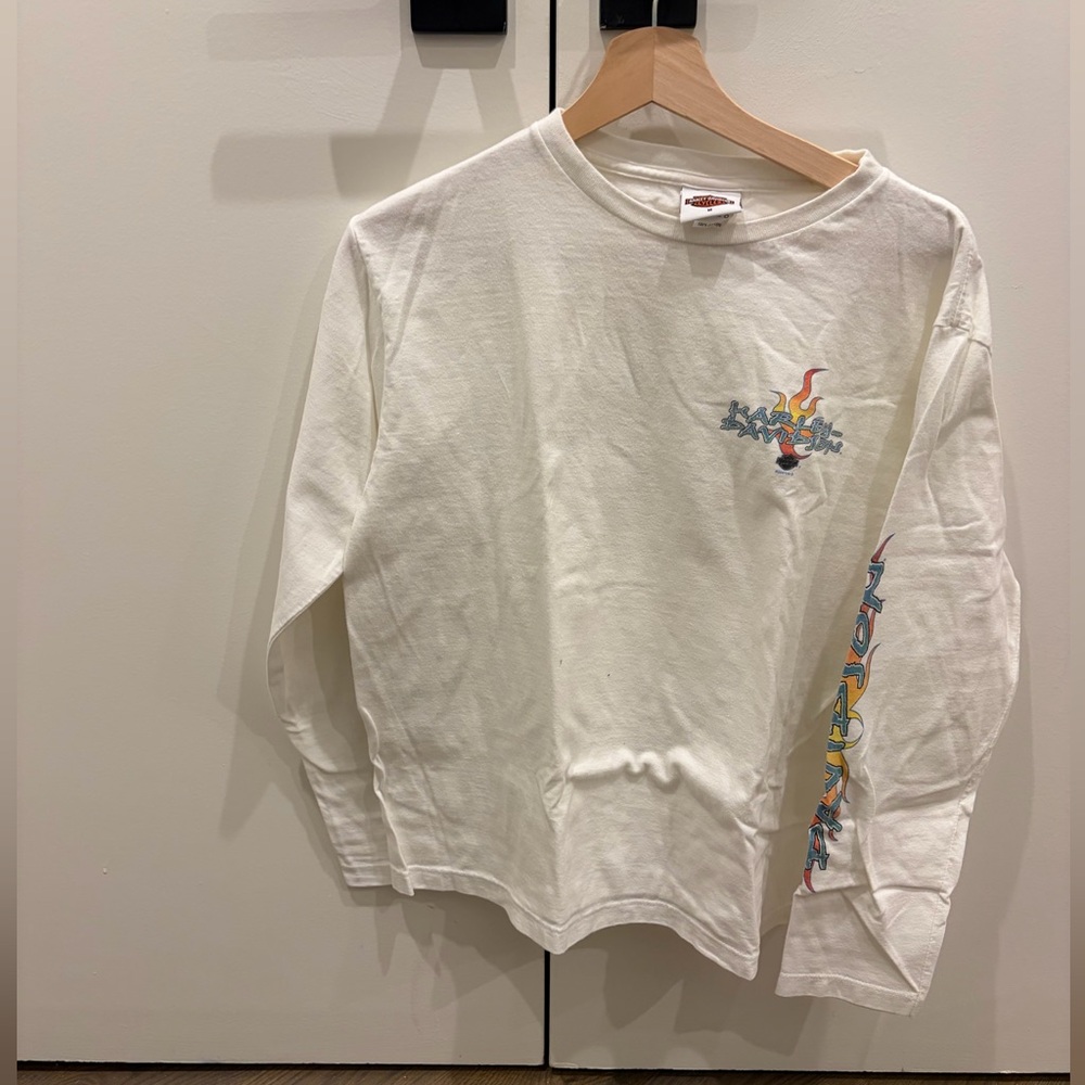 Harley-Davidson Cream Long Sleeve Tee